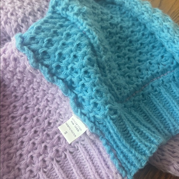 Dreamers By Debut Multicolor Knit Cardigan Size Small - Picture 6 of 11